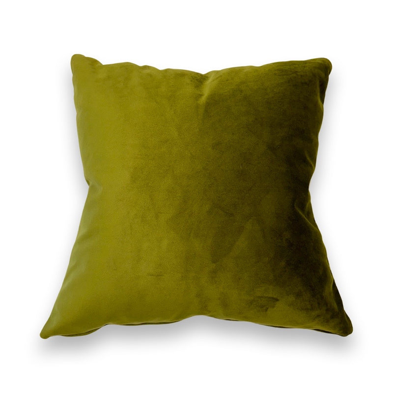 Velvet Pillows with 100% Feather Insert - Bristol Fern