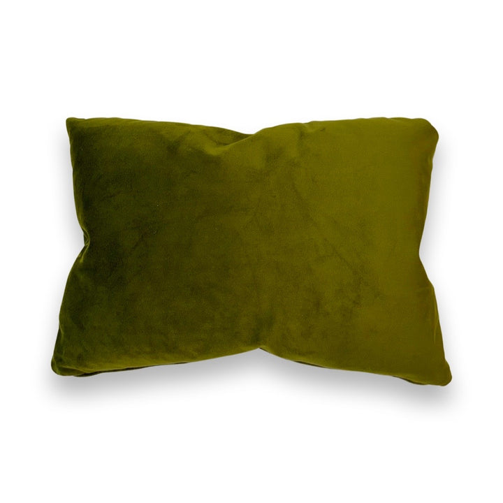 Velvet Pillows with 100% Feather Insert - Bristol Fern