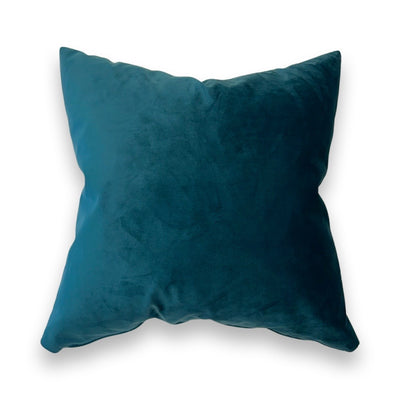 Velvet Pillows with 100% Feather Insert - Midnight Jade