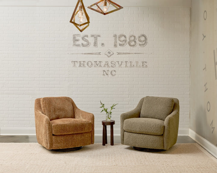 Coco Swivel Glider Chair by Younger + Co Furniture 30"