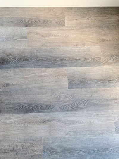 Grey Brown Vinyl Plank Flooring Calgary
