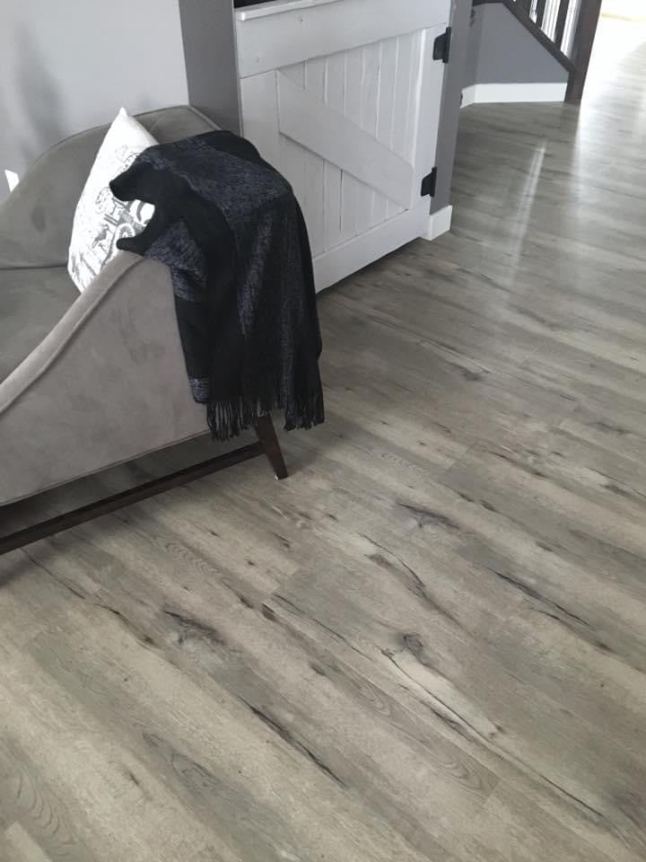 light wood Vinyl Plank Flooring with grey hue