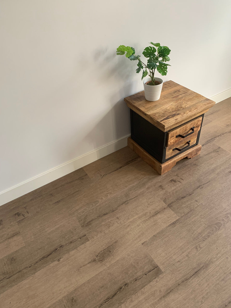 mid-tone brown chestnut like Vinyl Plank Flooring