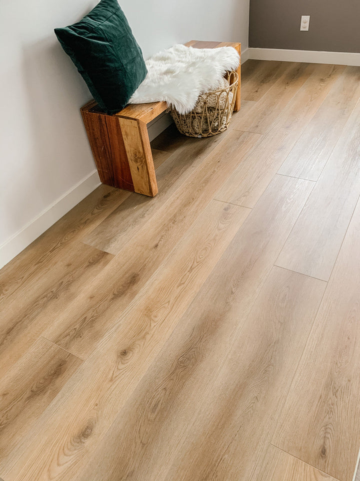 SPC Blonde Grey Click Vinyl Plank Flooring