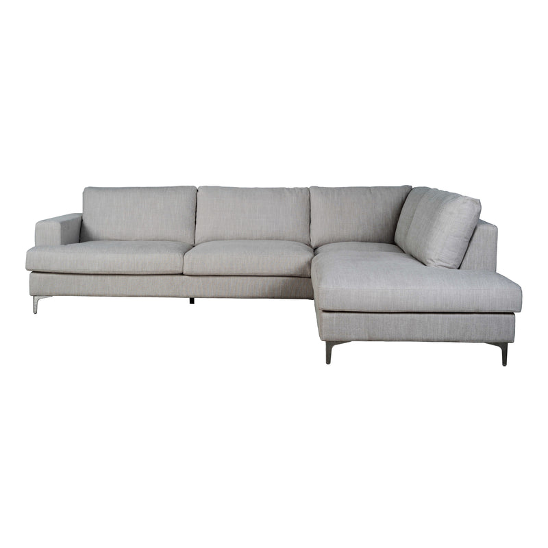 Feather Sectional - Dovetail Linen