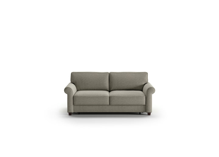 Queen sized Luonto roll arm sleeper sofa