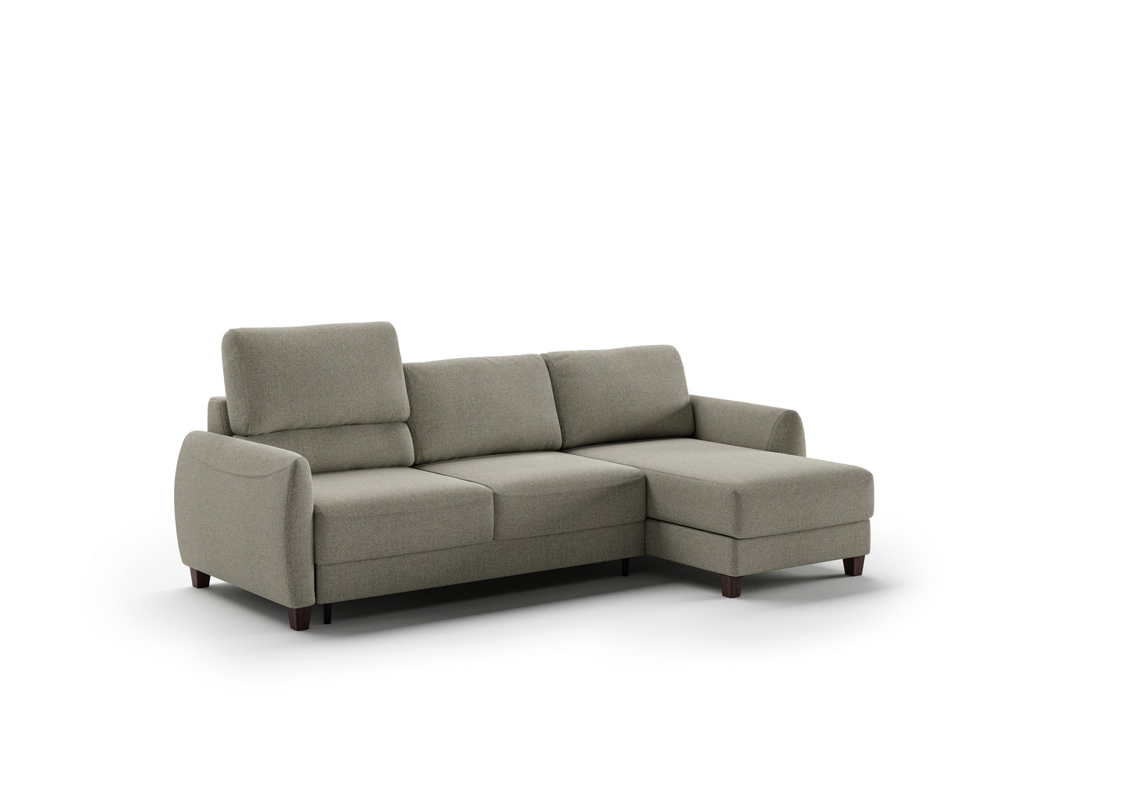 Luonto sectional sleeper in the couch position 