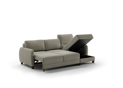 Luonto sectional sleeper in the bed position 
