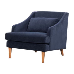 Missy Club Chair - Navy Chenille