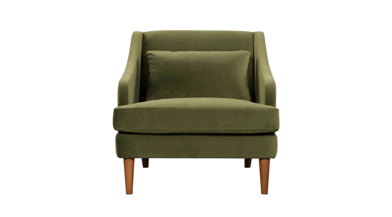 Missy Club Chair - Green Velvet