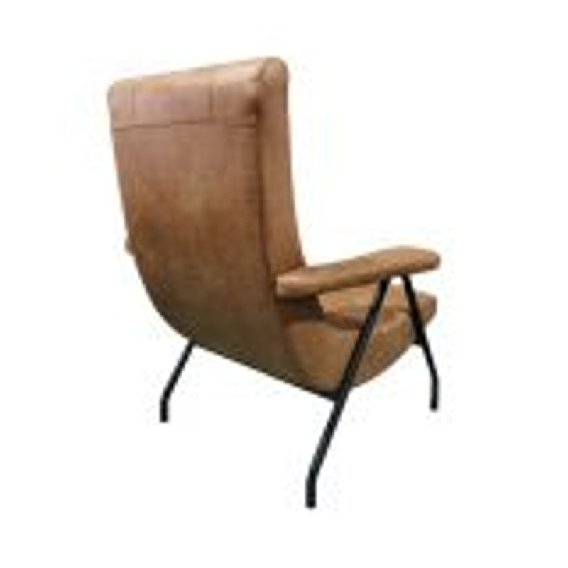 Retro Lounge Chair - Calcio Tan