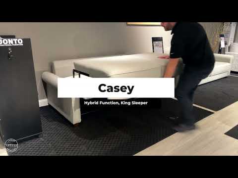 Casey Queen Roll Arm Sofa Sleeper Bed