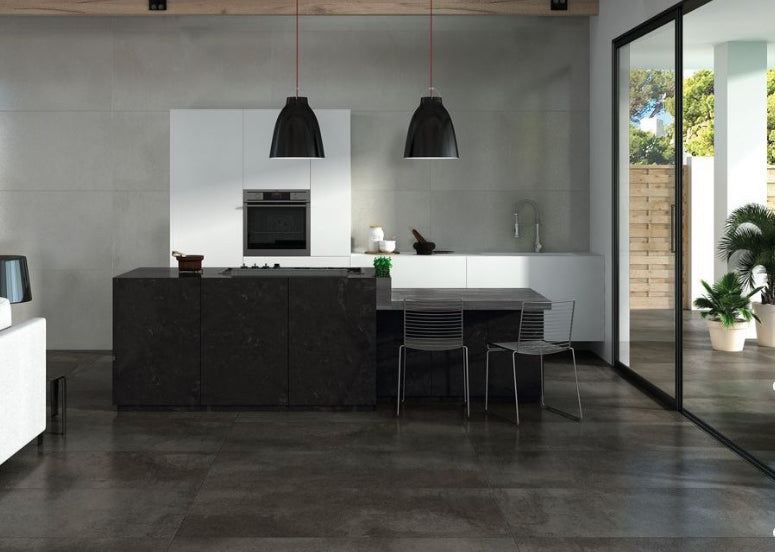 Dark Grey Large Format Tile