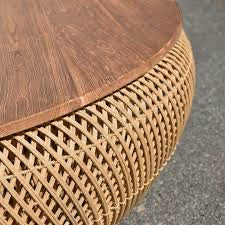 Teak Wooden Coffee Table With Storage