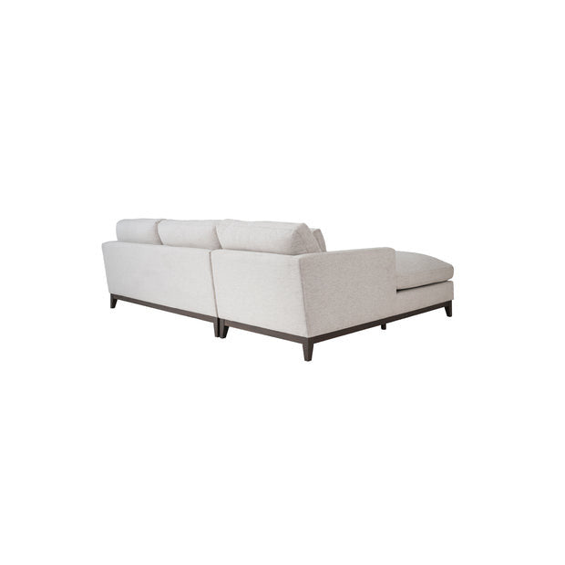 Cream Fabric Sectional Sofa