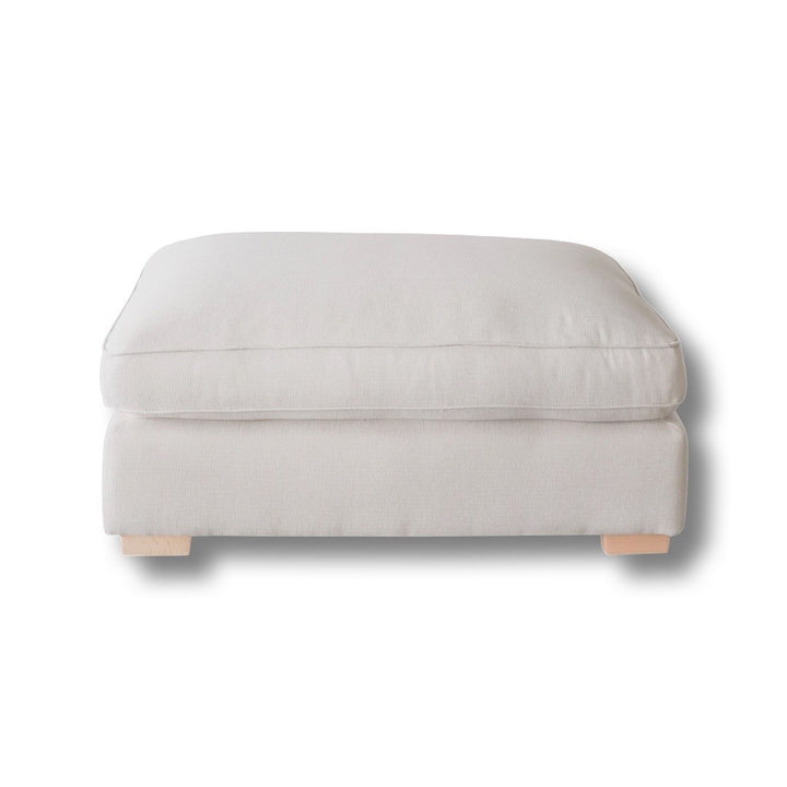 Cloud Cream Ottoman Footstool