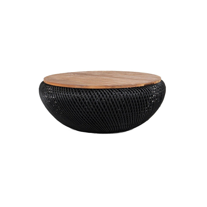 black Rattan teak coffee table indonesia