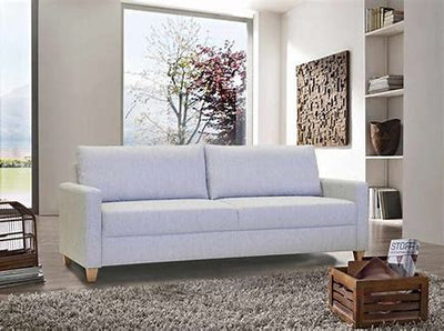 Grey fabric sleeper sofa bed
