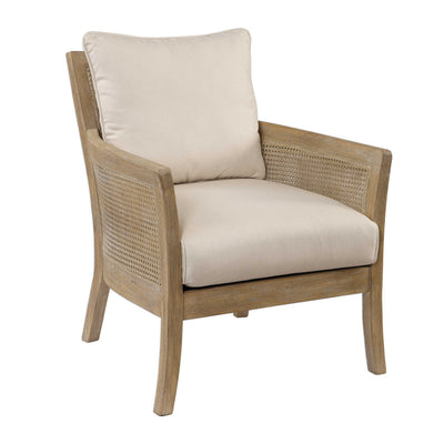 Solid Wood Accent Chair