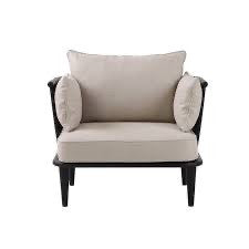Linen Club Chair