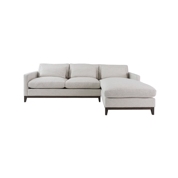 Cream Fabric Sectional Sofa